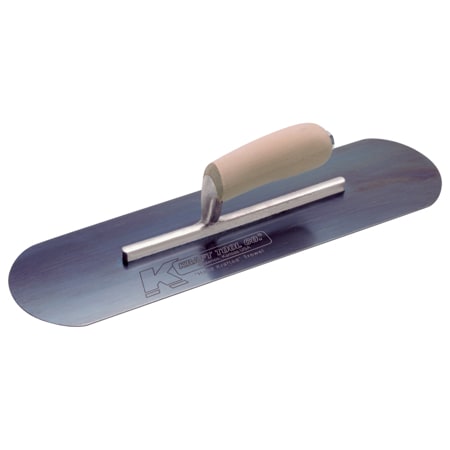 Blue Steel Pool Trowel,18x4-1/2