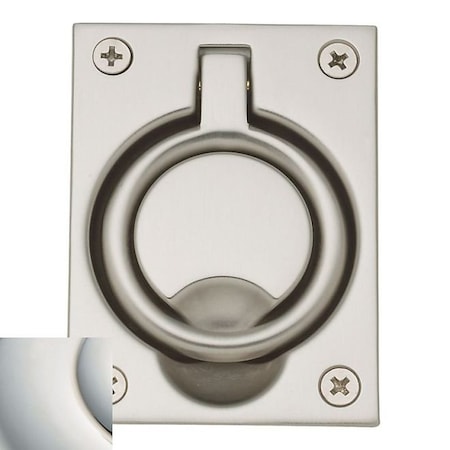 Estate Lifetime Bright Nickel Flush Ring Pull