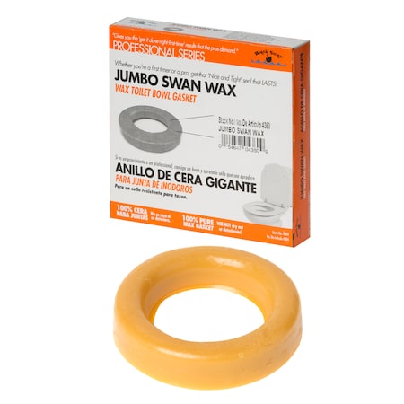 Jumbo Swan Wax W/Brass Bolts-1/4x2-1/4