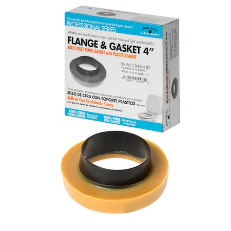 Flange&Gasket With Urethane 4 W/BP Bolts