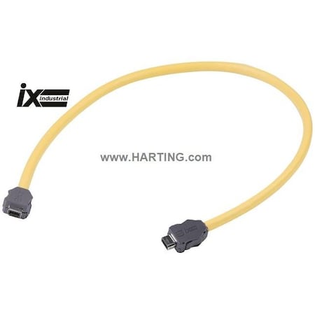 Cordset,1m,Yellow,28 AWG