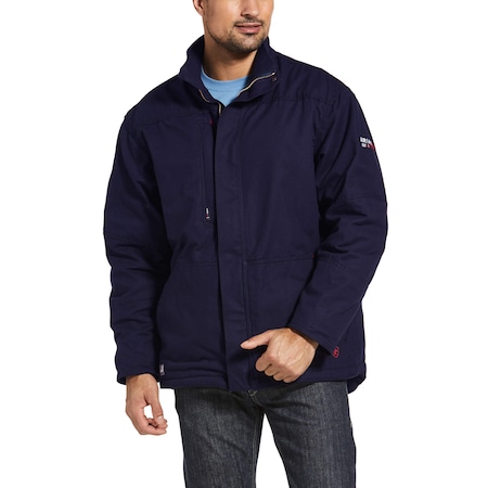 FR Insulated Canvas Jacket,Navy,2XL