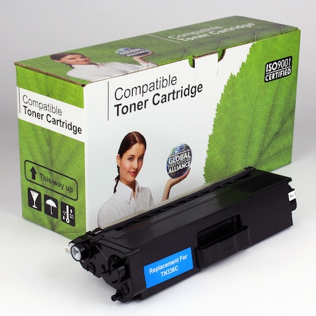Toner For TN336C,Cyan,3.5K Pages
