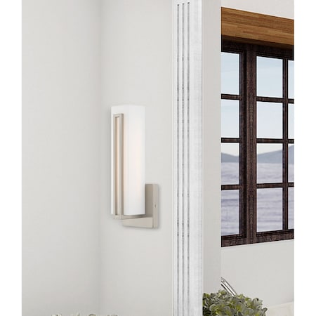 Fulton N/A Light Brushed Nickel ADA Wall Sconce