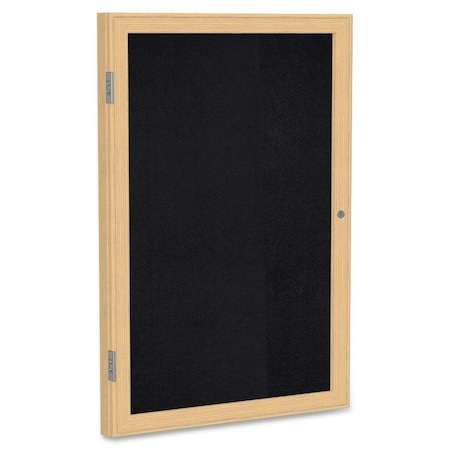 Enclosed Rubber Bulletin Board 36x24, 1 Door