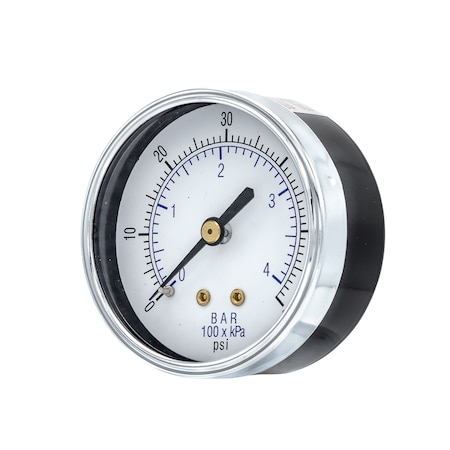 Air Gauge,2-1/2,0/60psi,1/4Back Mnt