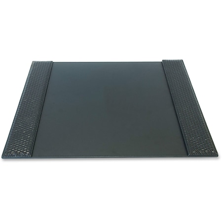Woven Desk Pad,Black,19x24