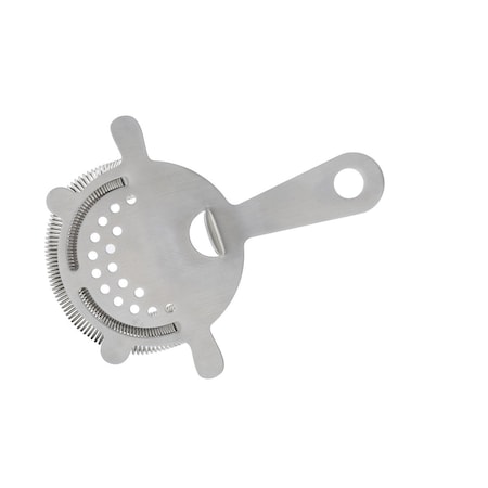 Strainer,4-Prong,18/8 SS,Brushed Finish