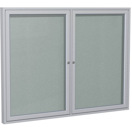 Enclosed Vinyl Bulletin Board 36x48, Satin