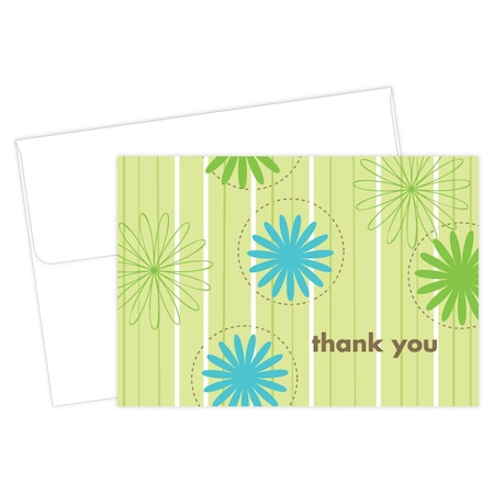 Thank You Card And Envelopes,Daisy,PK24