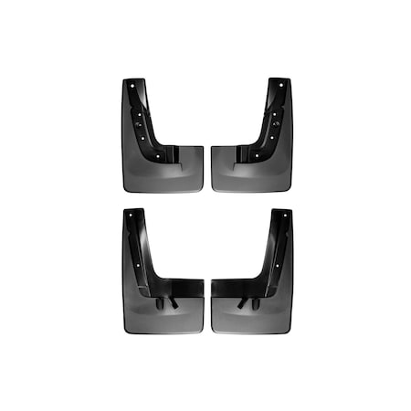 No Drill Mud Flaps,Black,110043-120043