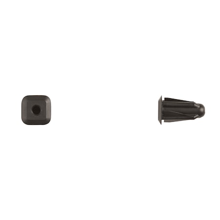 Blk Nyln T/L Screw Grommets 4.2mm Screw 18mm Stem L PK25