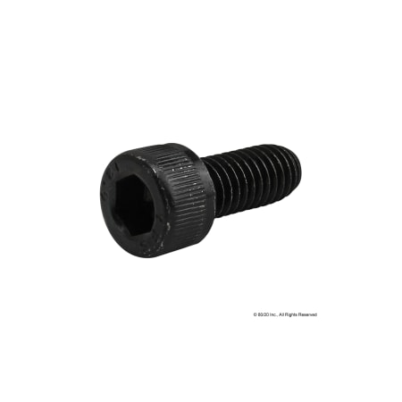 M6-1.00 Socket Head Cap Screw, Black Oxide Steel, 14 Mm Length