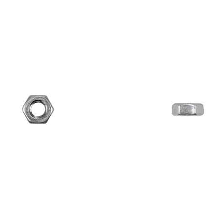 Hex Nut, 1/4-20, Bright Zinc Plated