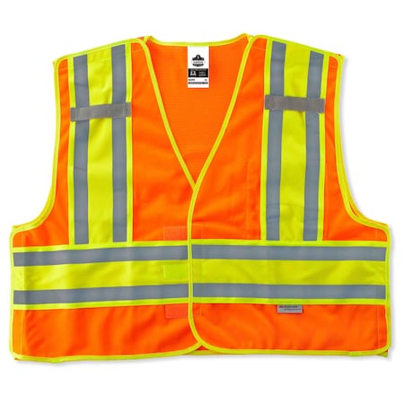 Orange Type P Class 2 Public Safety Vest