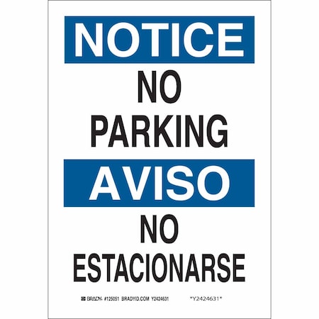 Bilingual Safety Sign,10H,7W,Alum