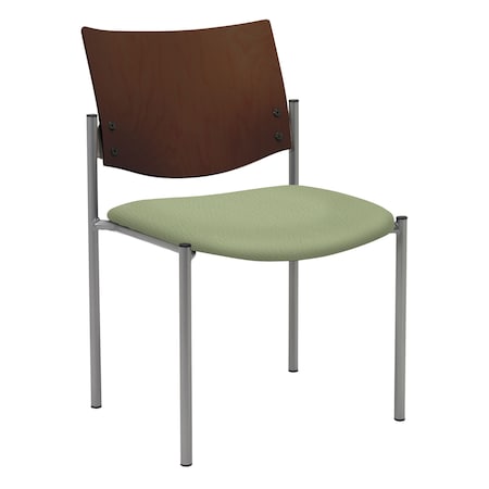 Stckng Chair,Esprsso Back,Fabric,Pimento