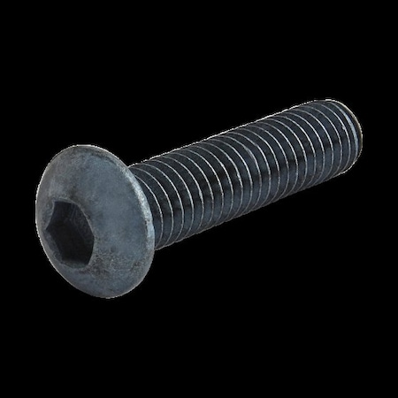 M6-1.00 Socket Head Cap Screw, Blue Zinc Plated Steel, 25 Mm Length
