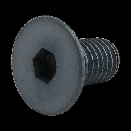 M8-1.25 Socket Head Cap Screw, Blue Zinc Plated Steel, 16 Mm Length