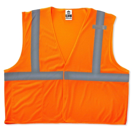 Economy Mesh Vest,Orange,S/M