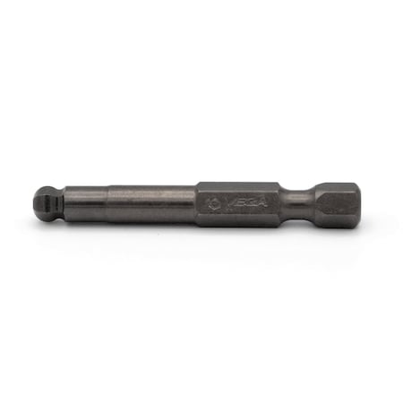 Ball-End Hex,1/4 In Bit X 2 In