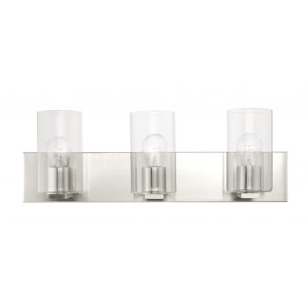 Brushed Nickel Vanity Sconce,3 Light