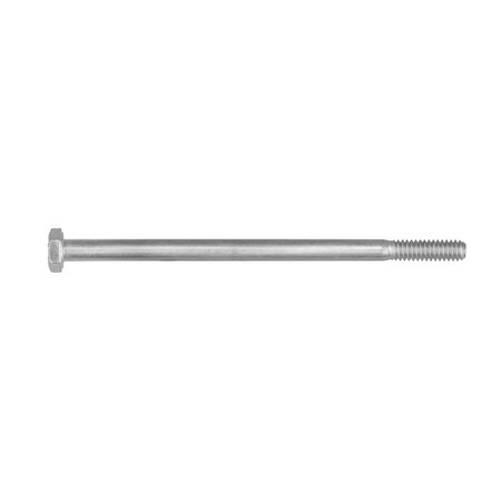 Grade 5, 1/4-20 Hex Head Cap Screw, Zinc Plated Steel, 4-1/2 In L