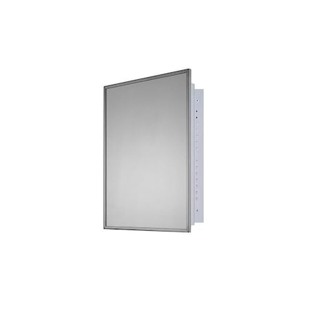 16 X 22 Deluxe Recessed Mounted SS Framed Medicine Cabinet