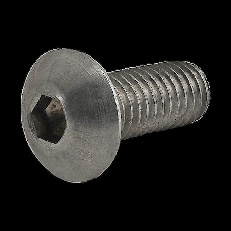 M5-0.80 Socket Head Cap Screw, Plain Stainless Steel, 12 Mm Length