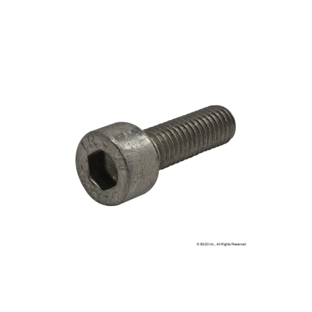 M5-0.80 Socket Head Cap Screw, Plain Stainless Steel, 16 Mm Length