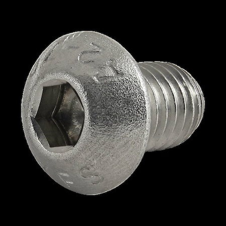 M8-1.25 Socket Head Cap Screw, Plain Stainless Steel, 12 Mm Length