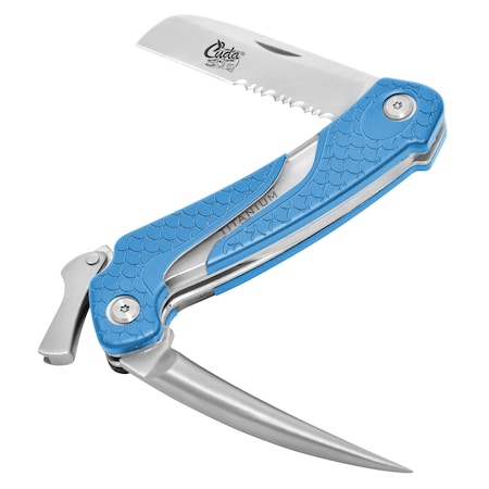 Folding Knife, Titanium Bonded Marlin Spike Folding Knife