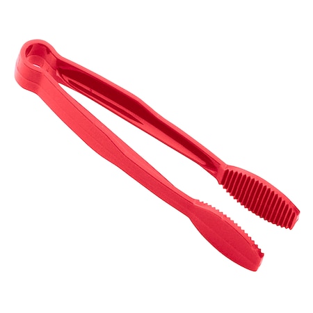 Flat Tongs,6 In L,Red