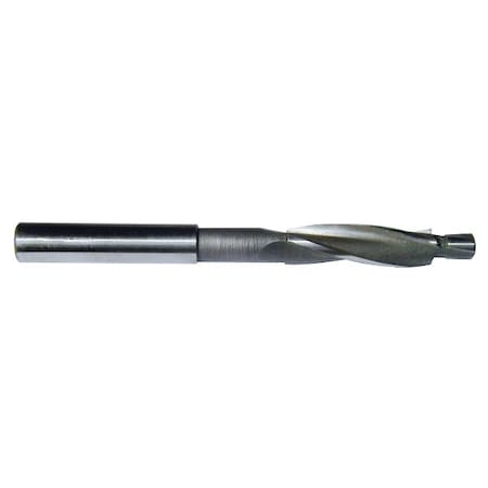 M12 X 13.5mm HSS 3 Flute Straight Shank Solid Pilot Counterbore
