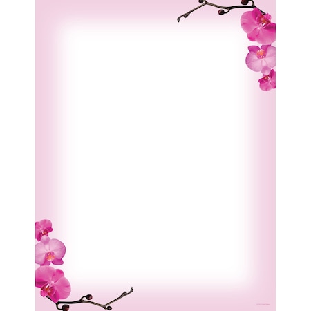 Stationery Letterhead,Pink Orchid,PK80
