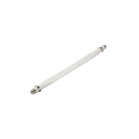 F-F Flat Coaxial Cable White, 8in