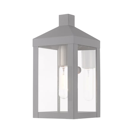 Nyack 1 Light Nordic Gray Outdoor Wall L