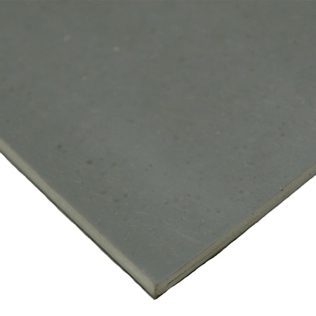 Gray Sheet Rubber - 1/8 Thick X 36 Width X 12 Length - Gray