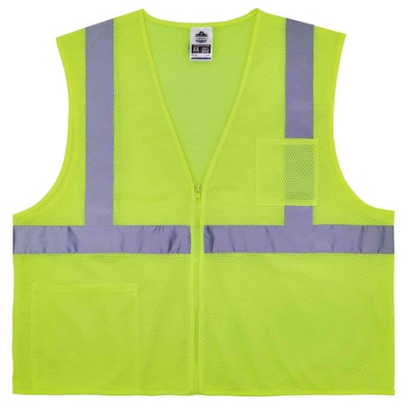 Lime Treated Polyester Hi-Vis Class 2 Ve