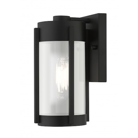 Black W/Brushed Nickel Candles Outdoor