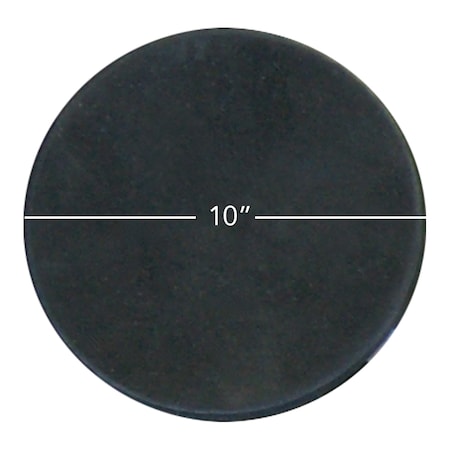 General Purpose Rubber Sheet 60A - Black - 0.062 X 10 Disc (10 Pack)