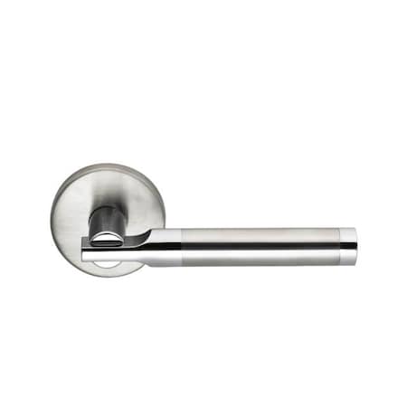 Stainless Lever Pass 2-3/8 BS Full Lip 1-3/8 Doors Satin SS 23