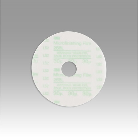 Microfinishing Film Disc,Green, 3x7/8