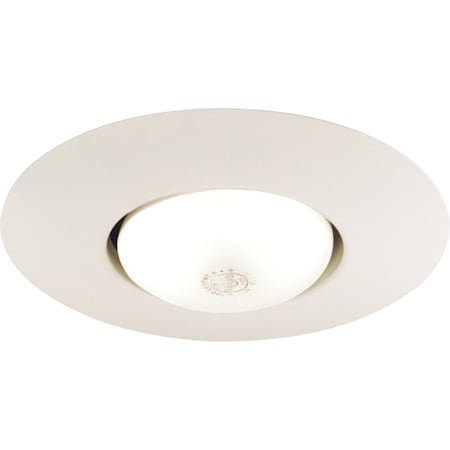 White Open Downlight Trim 6in.