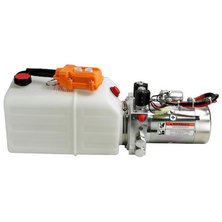 HPU,Double Acting,1.3 GPM,8 Qt.,Poly