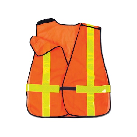 Orange Non-Certified X-Back Vest