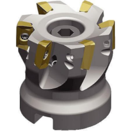 Indexable Face Mill, VSM17 Series, High Speed Steel, 16.20mm Depth Of Cut