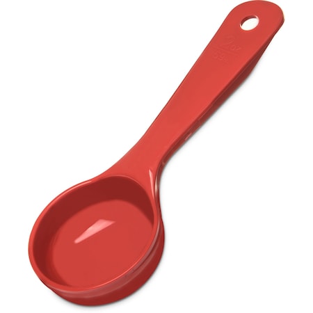 Solid Short Handle,2 Oz.,Red,PK12