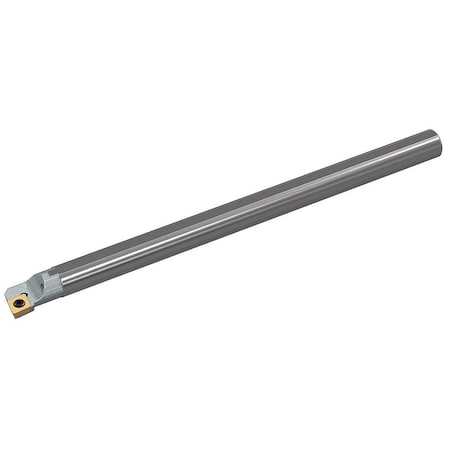 Indexable Boring Bar, A10KSCLPR06, 125.00mm L, High Speed Steel, 80 Degrees  Diamond Insert Shape