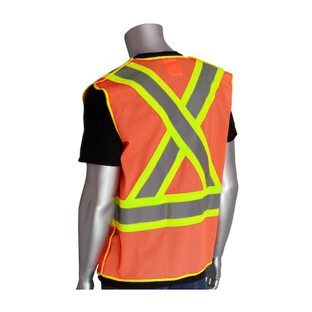 Ansi Class 2/Csa Z96 Mesh Breakaway Vest